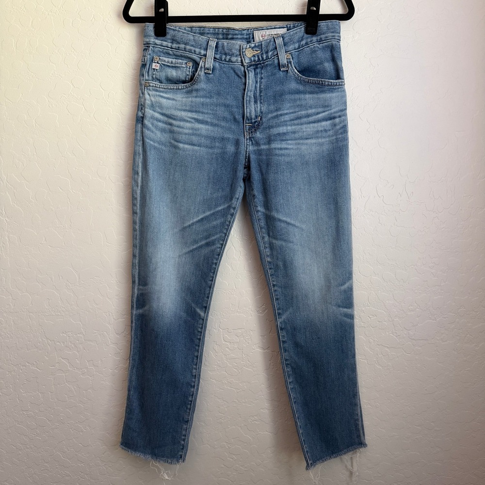AG Adriano Goldschmied The Ex-Boyfriend Slouchy Slim Jeans‎ Raw Hem Sz 26R